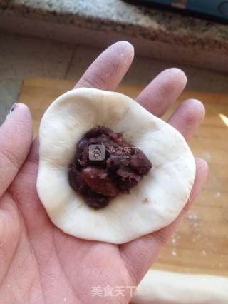 Honey Bean Cheese Sticky Rice Ball recipe