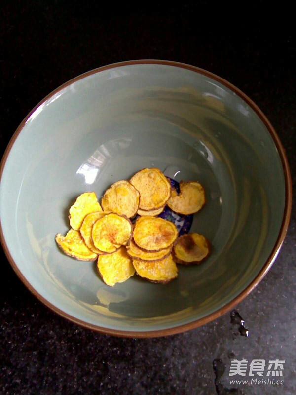 Microwave Sweet Potato Chips recipe