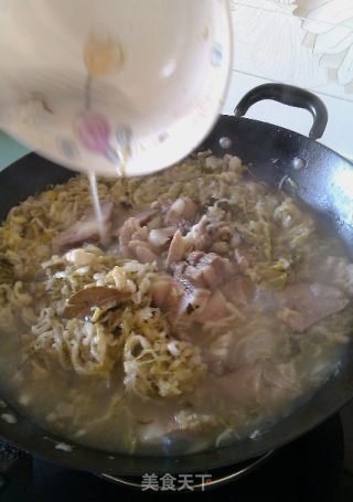 Pickled Cabbage and White Meat recipe