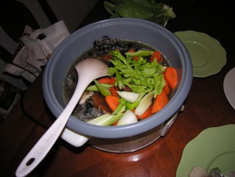 Black-bone Chicken Health Hot Pot recipe