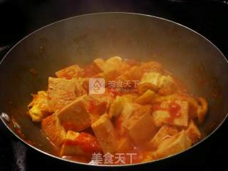 Lao Tofu with Tomato Sauce and Egg recipe