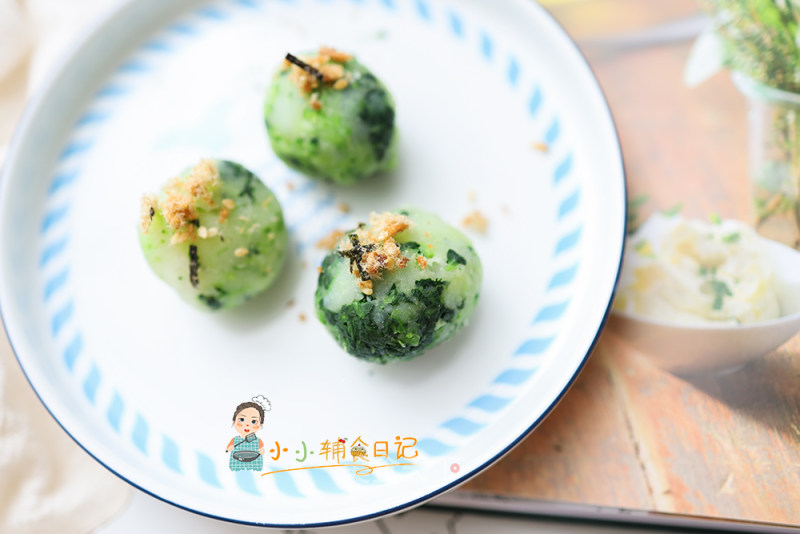 Pork Floss Sandwich Vegetable Meatballs recipe