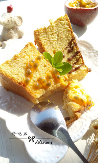 #新良第一节烤大赛# Caramel Passion Fruit Chiffon recipe