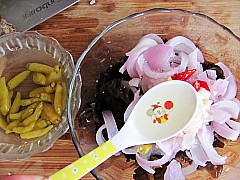Sansho Onion Mixed Fungus recipe