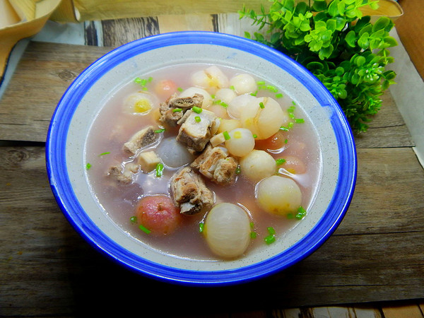 Poria Shui Radish Pork Ribs Soup recipe