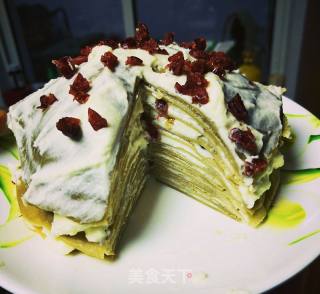 Matcha Cranberry Melaleuca Cake recipe