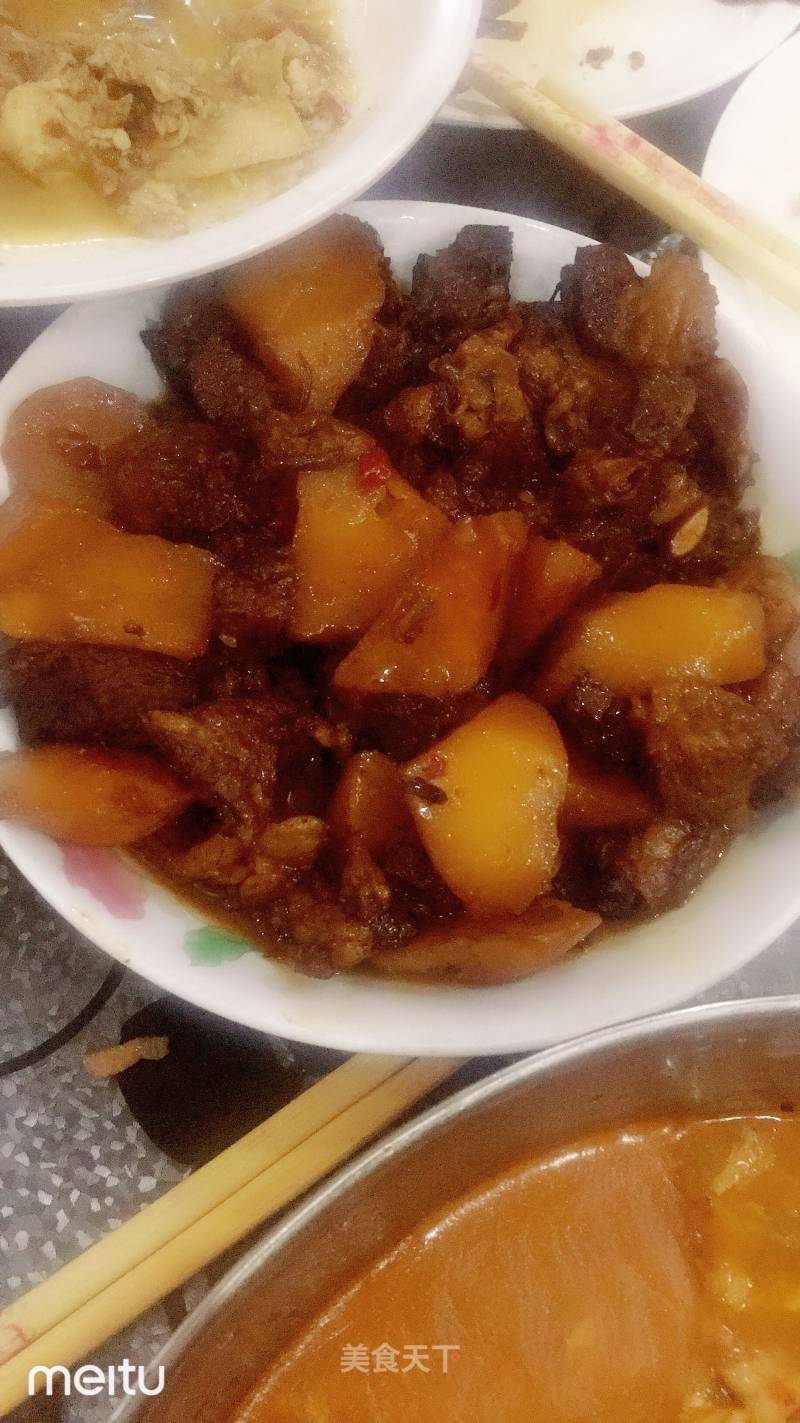 Beef Brisket Stewed Potatoes recipe