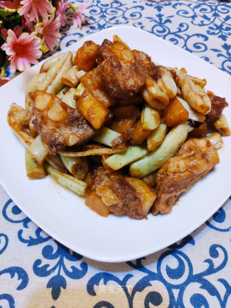 Stewed Kidney Beans and Potatoes recipe
