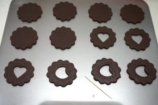 #柏翠大赛#cocoa Sandwich Biscuits recipe