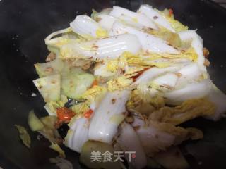 Chayote Stir-fried Chinese Cabbage recipe