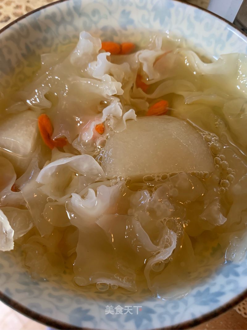 Stewed Tremella with Rock Sugar and Sydney recipe