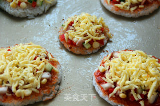 "lazy" Creativity-rice Pizza recipe