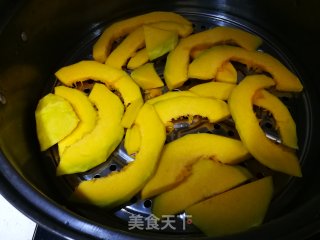 Shredded Coconut Pumpkin Glutinous Rice Cake recipe