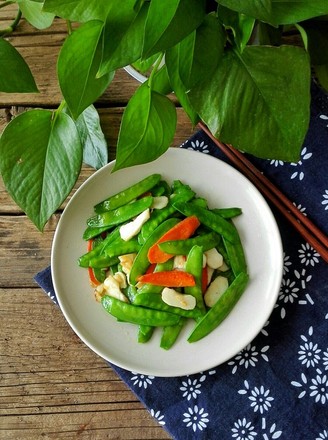 Crispy Stir-fried Snow Peas and Horseshoe recipe