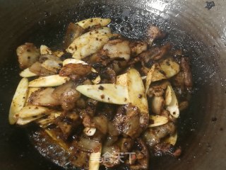 Fresh Bamboo Shoots and Ginger Twice Cooked Pork recipe