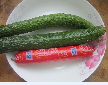 Sausage and Cucumber Salad recipe