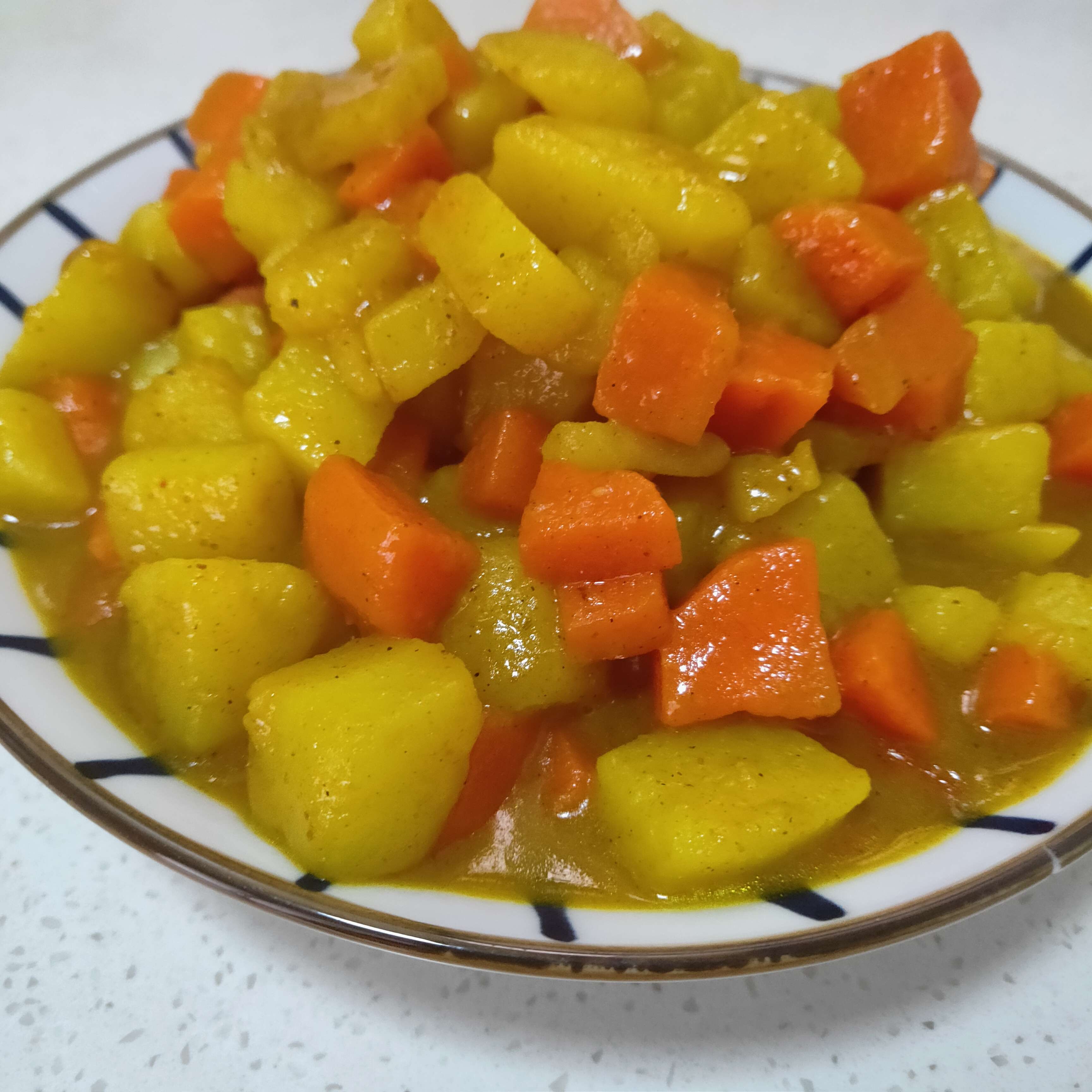 Stewed Carrots and Potatoes in Curry recipe