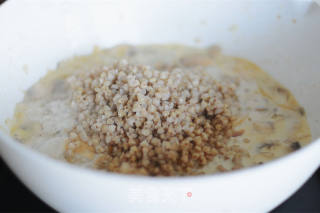 Stewed Buckwheat Rice with Mushrooms in Reduced Fat Milk recipe