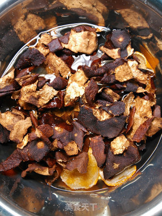 Nine-made Dried Tangerine Peel with Licorice (cold Fruit) recipe