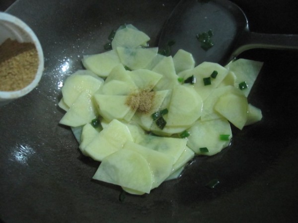 Vegetarian Chicken Fried Potato Chips recipe