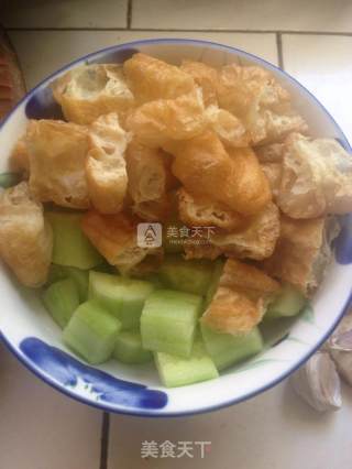 Old Fritters Mixed with Cucumber recipe