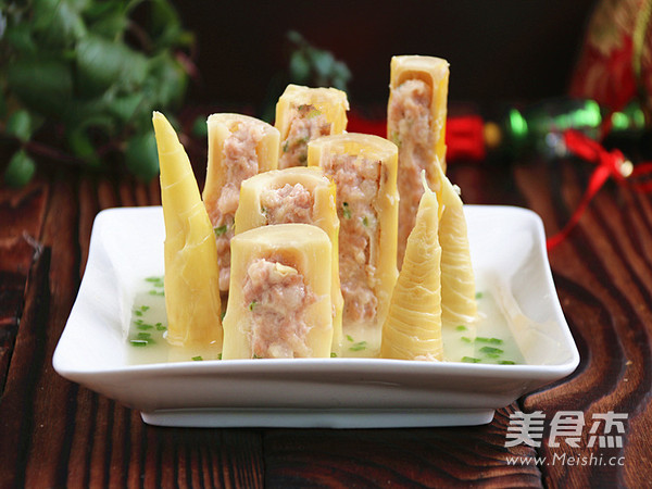 Bamboo Shoots Stuffed with Meat recipe