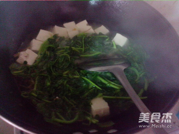 Watercress Tofu Soup recipe