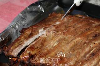 It's Fun to Eat Whole Ribs-grilled Ribs with Honey Sauce recipe