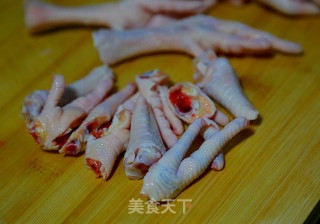 Chicken Feet Mixed with Garlic recipe