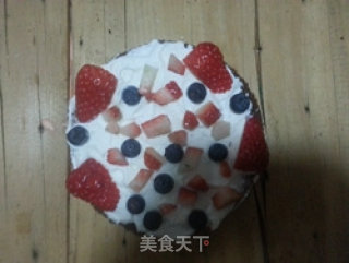 Strawberry Cocoa Naked Cake recipe