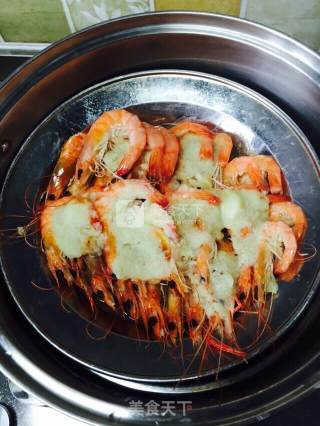 Steamed Shrimp with Garlic recipe