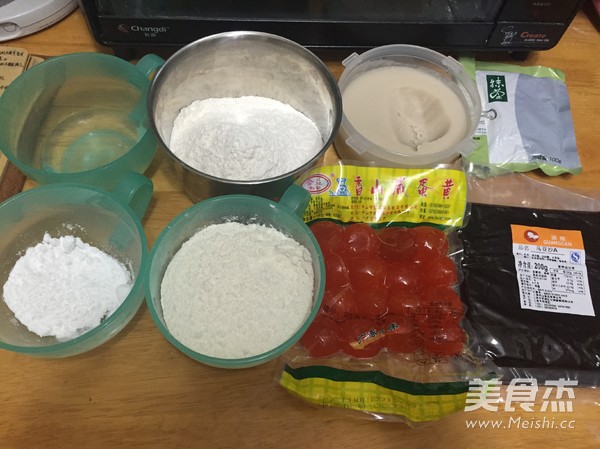 Bean Paste Egg Yolk Matcha Crisp recipe