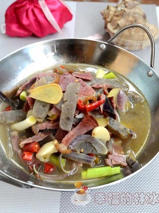 Guozi Bacon, Roasted Mushroom and Taro recipe
