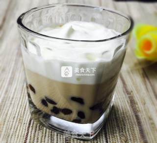 Milk Cover Pearl Milk Tea-completely Homemade recipe