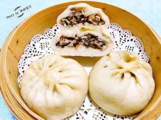 #御寒美食# Mushroom Fresh Pork Bun recipe