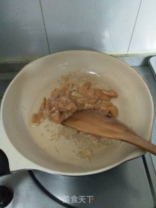 Stir-fried Broccoli with Chicken Breast and Shiitake Mushrooms recipe