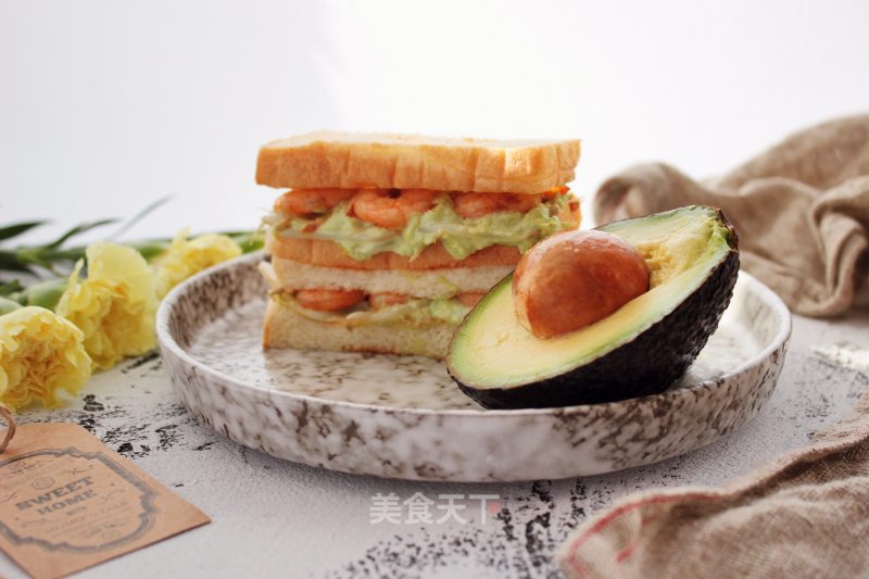 Shrimp and Avocado Sandwich recipe