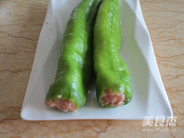 Green Pepper Stuffed Meat recipe