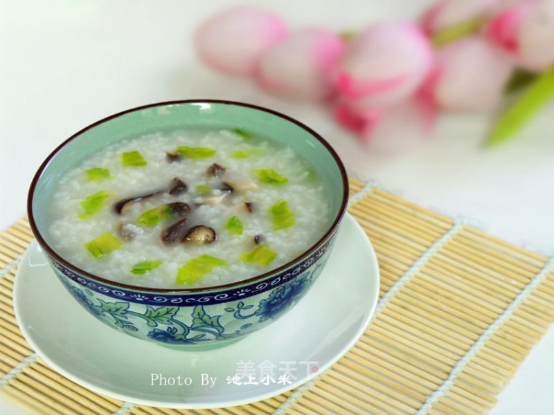 Sea Cucumber and Mushroom Congee recipe