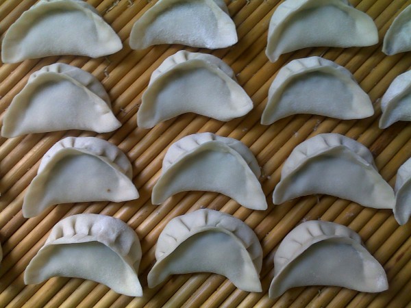 Wheat Celery and Shiitake Mushroom Dumplings recipe