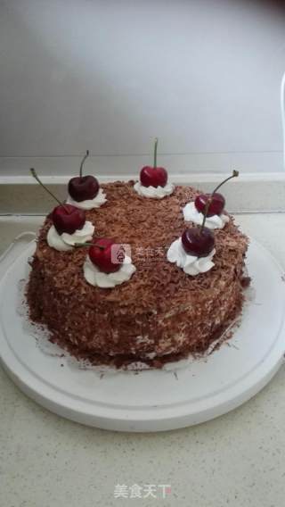 #aca烤明星大赛#cai Black Forest Cake recipe