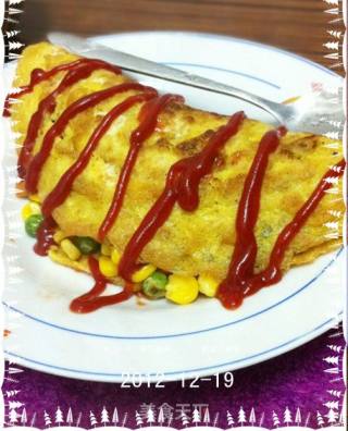 Nutritious and Delicious Omelet Rice. It Was Very Successful The First Time recipe