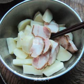 Steamed Potato Chips with Meat recipe