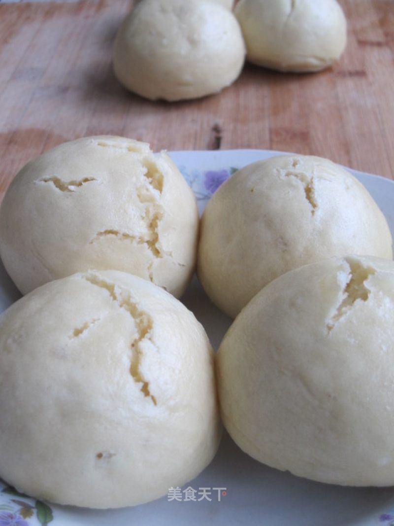 Soda Ash Handmade Flowering Steamed Buns recipe