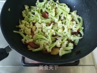 Stir-fried Cauliflower with Bacon recipe