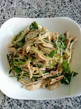 Shredded Chicken and Cucumber Salad recipe