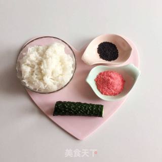 Strawberry Rice Ball recipe