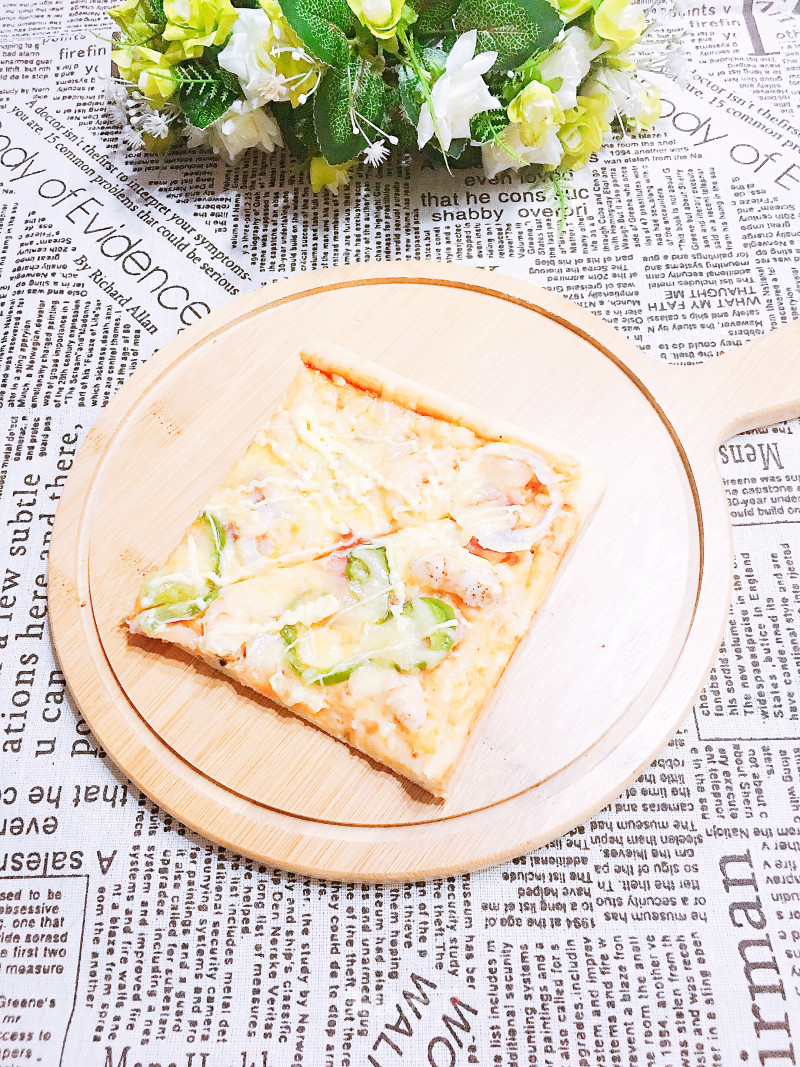 Bacon and Shrimp Pizza recipe