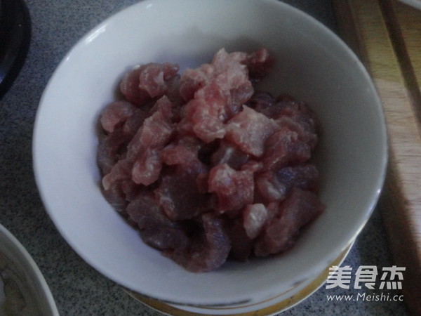 Fried Pork with Pleurotus Eryngii recipe