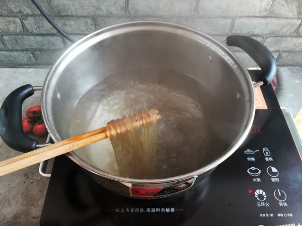 Hot and Sour Sweet Potato Noodles recipe